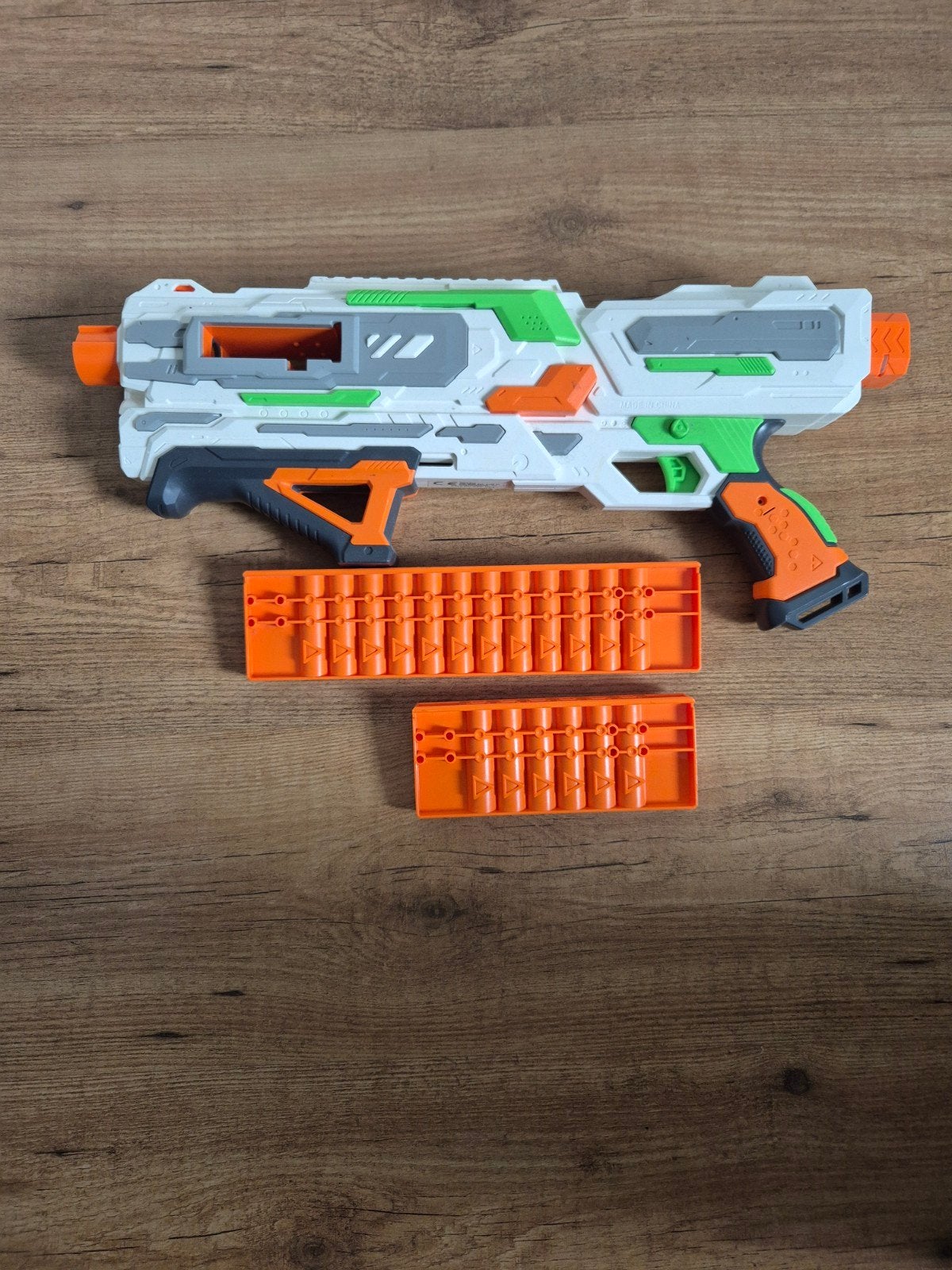 Nerf Shotgun met magazijnen, Ophalen of Verzenden, Zo goed als nieuw