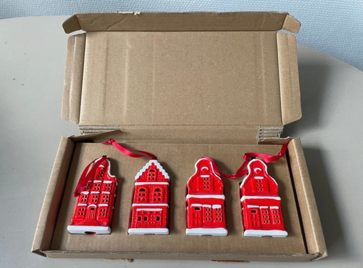 Postcodeloterij kersthangers huisjes, Ophalen of Verzenden, Nieuw
