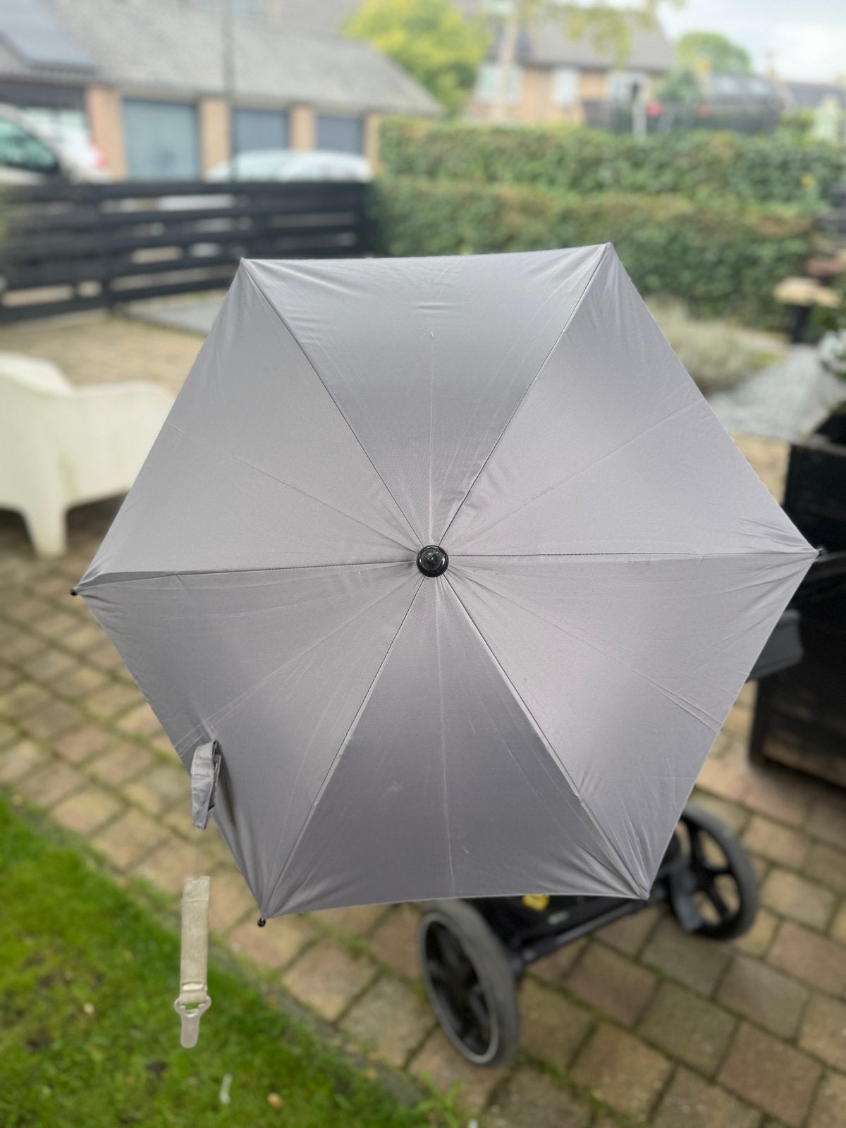 Universele kinderwagen parasol - Grijs, Ophalen, Gebruikt, Kinderwagen, Overige merken