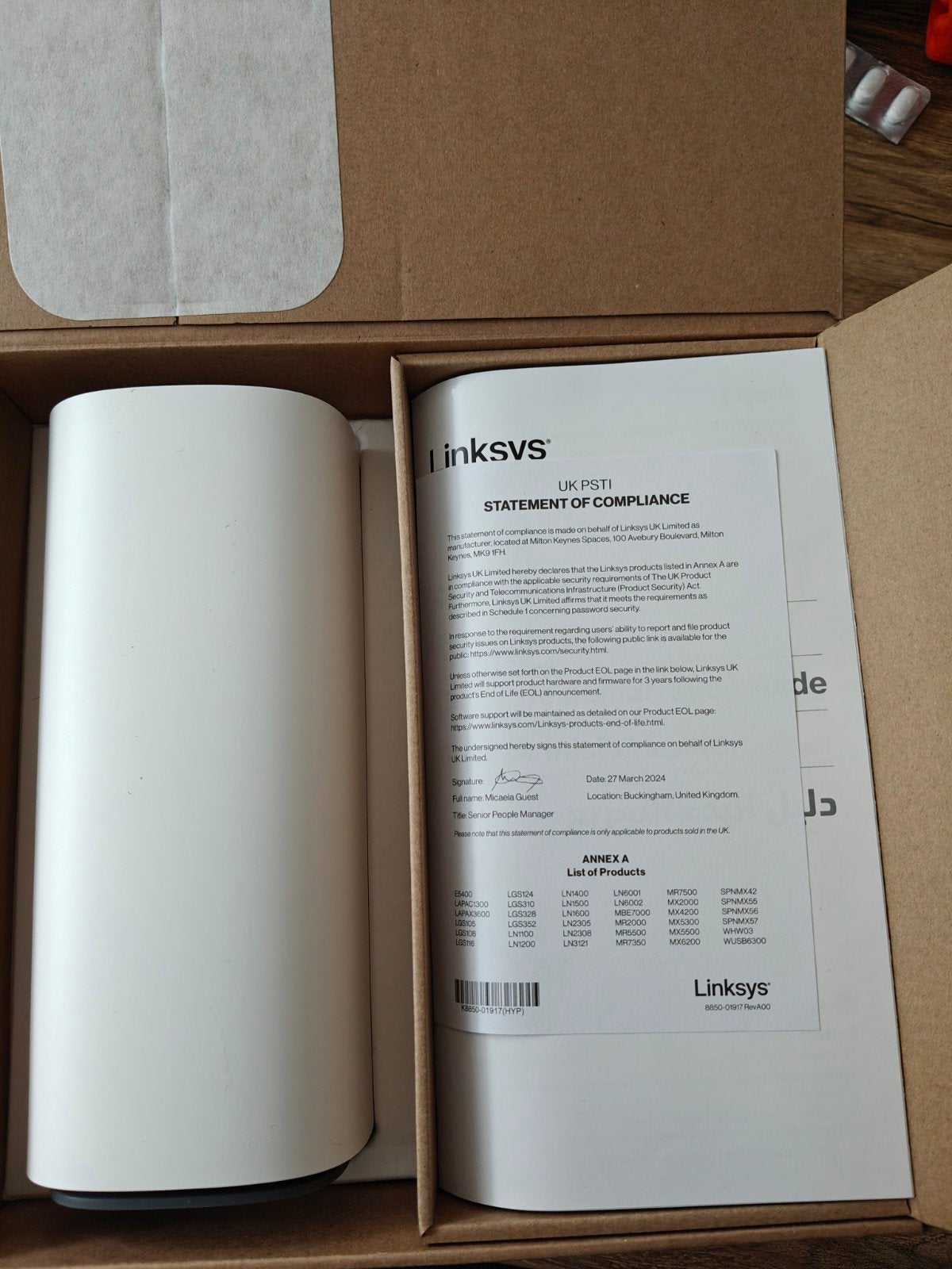 Linksys Velop Pro 7 10G WiFi 7 Mesh Router Systeem, Computers en Software, Routers en Modems, Ophalen, Nieuw, Router, Linksys
