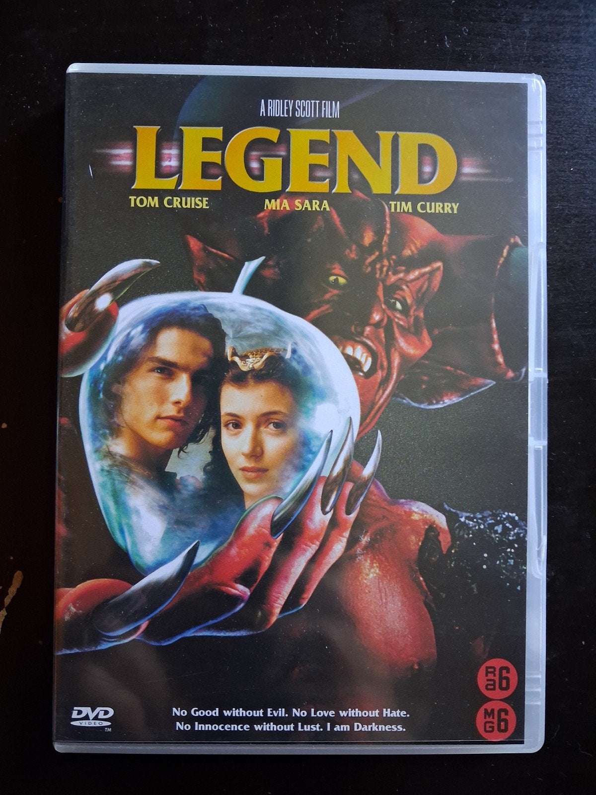 Legend DVD - Ridley Scott film met Tom Cruise, Cd's en Dvd's, Vanaf 6 jaar, Ophalen of Verzenden, Zo goed als nieuw