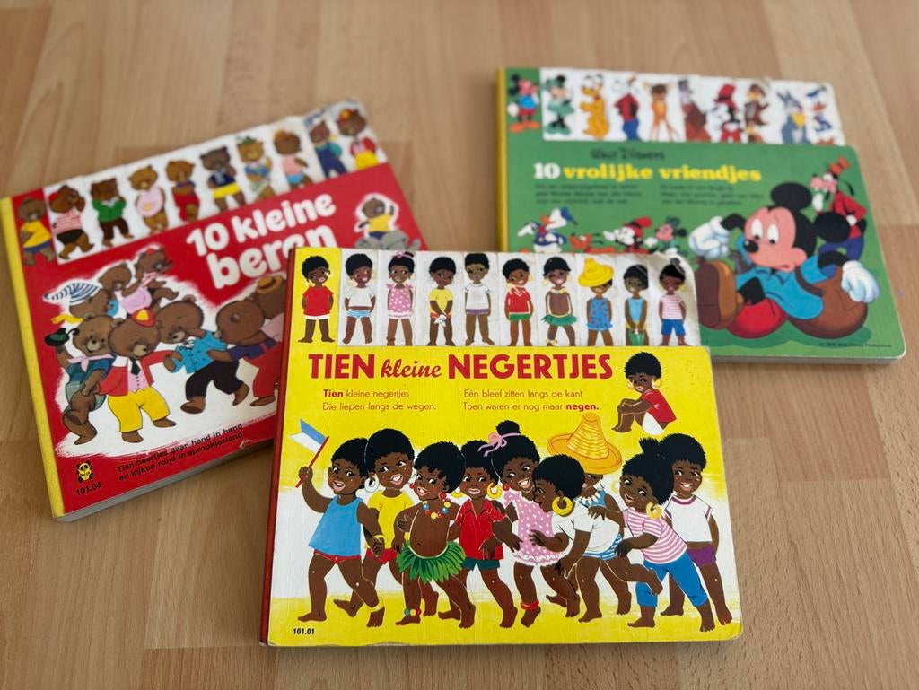 Vintage Kinderboeken Tien Kleine Negertjes 10 Beren Disney, Ophalen of Verzenden, Gelezen, Fictie algemeen