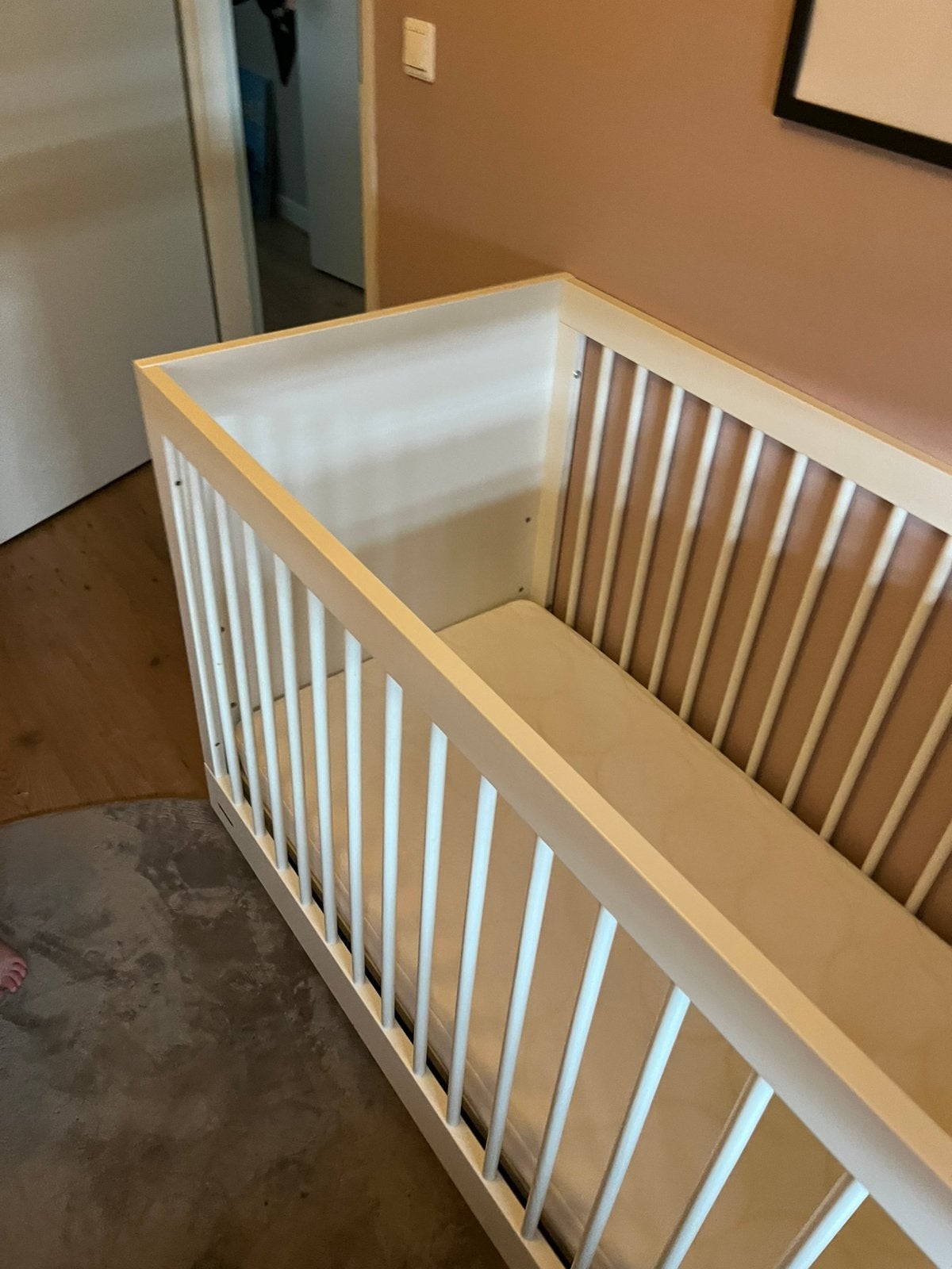 Kidsmill babybedje , ledikantje, Kinderen en Baby's, Kinderkamer | Complete kinderkamers, Ophalen, Zo goed als nieuw, Jongetje of Meisje