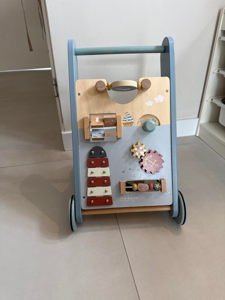 Little Dutch Houten Loopwagen, Ophalen, Gebruikt, Duw- of Trekspeelgoed
