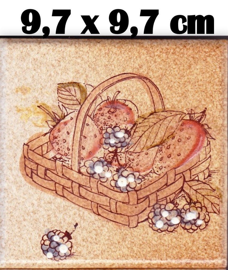 6 keuken tegeltjes Cerdisa -Sint 4 Fiorand 1/82 Italy, Ophalen of Verzenden