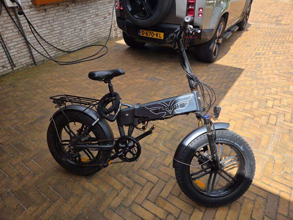 Engwe EP-2 Pro Fatbike met voertuig volgsysteem, Zo goed als nieuw, Minder dan 47 cm, 50 km per accu of meer, Ophalen