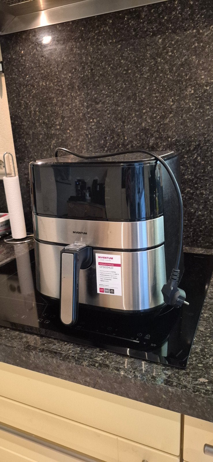Te koop Inventum Airfryer GF500HLD, Ophalen, Zo goed als nieuw, Airfryer, 1500 gram of meer