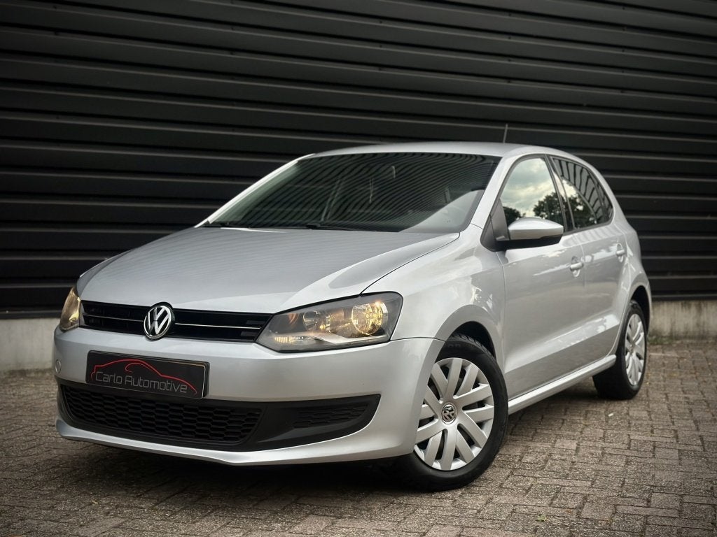 Volkswagen Polo 1.2 TSI 90PK! AIRCO | 5 DEURS | 4 Cilinder, Auto's, Euro 5, Stof, Zwart, 4 cilinders