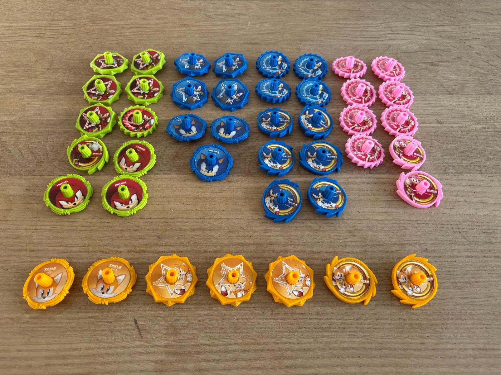 43 Sonic Super Spinners, Plus, Ophalen of Verzenden