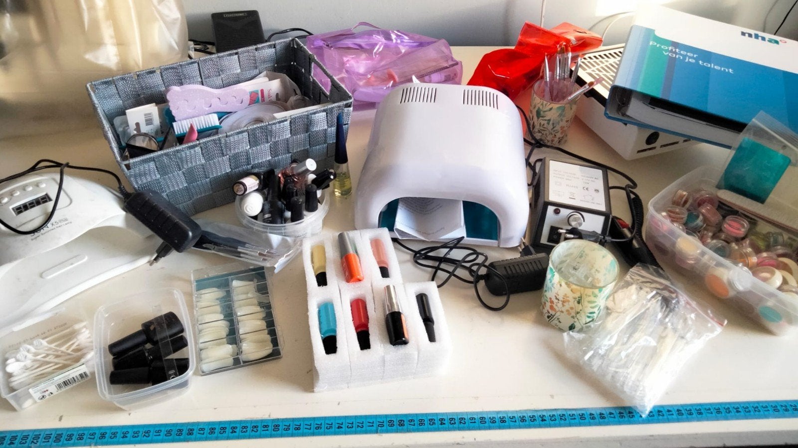 Nagelspullen! O.a. ledlamp, elektrische vijl, afzuiging, Sieraden, Tassen en Uiterlijk, Ophalen of Verzenden, Overige kleuren
