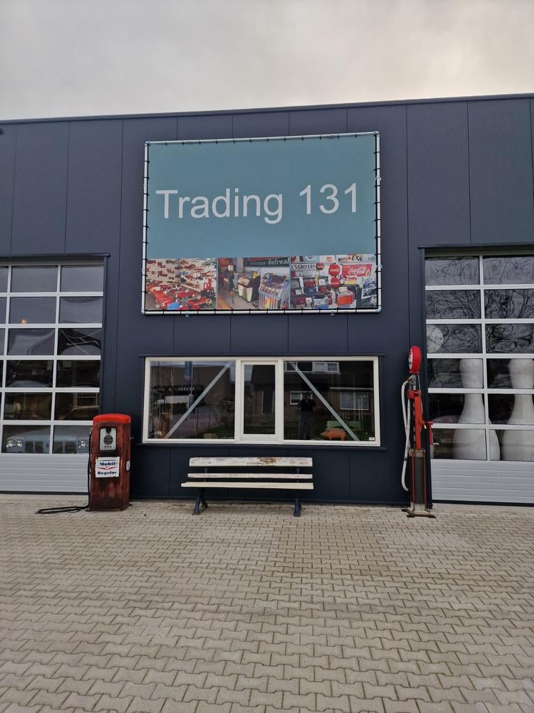 Uniroyal metalen reclame bord, Verzamelen, Ophalen, Gebruikt, Reclamebord