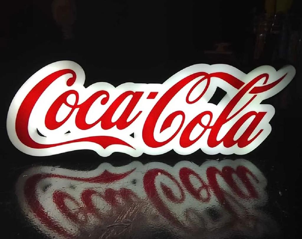 Coca-Cola LED Ledbak Reclamebord, Verzenden, Gebruikt, Lichtbak of (neon) lamp