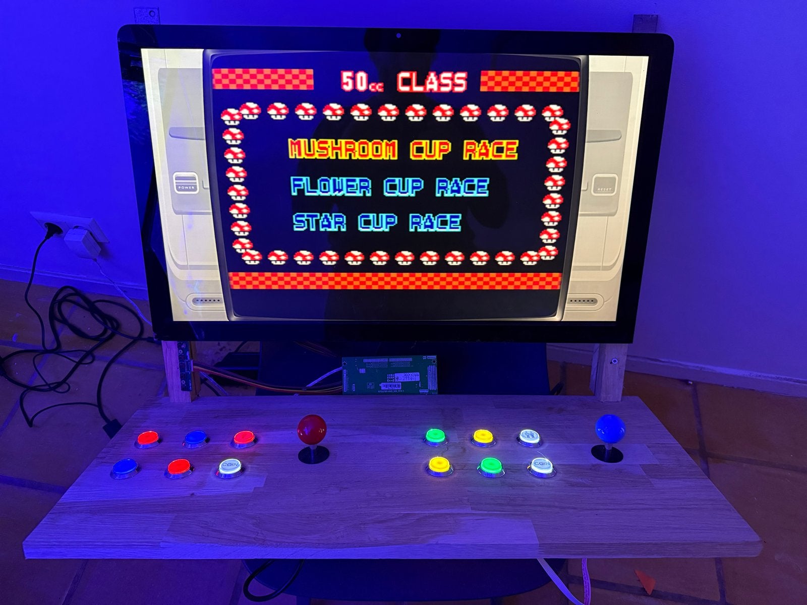Arcade Kabinet met Raspberry Pi 3B+ met 27” imac scherm, Ophalen, Overige merken, Gebruikt