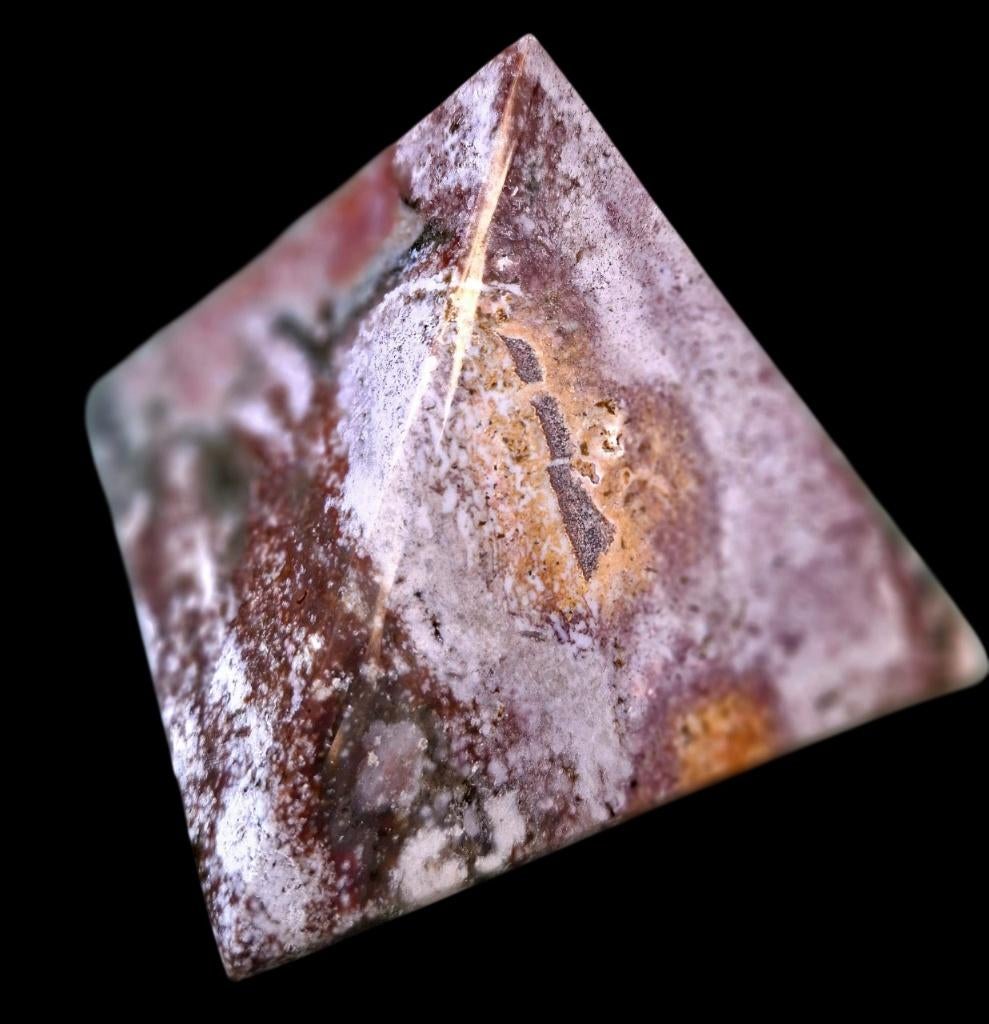 Prachtig gepolijste piramide, Verzamelen, Ophalen of Verzenden, Mineraal