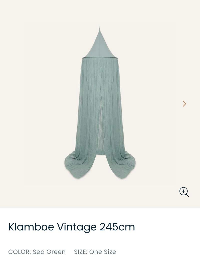 Jollein Klamboe groen, Kinderen en Baby's, Ophalen, Zo goed als nieuw, Klamboe