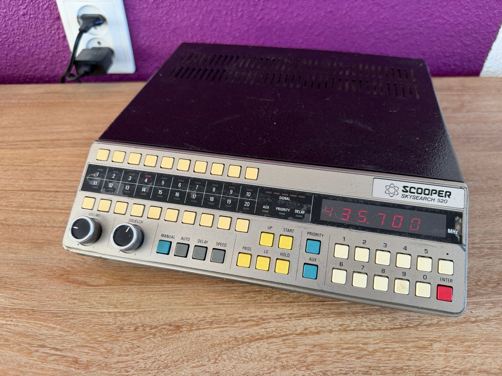 Scooper Skysearch 520 Scanner met netsnoer, Ophalen of Verzenden, Gebruikt, Minder dan 30 kanalen