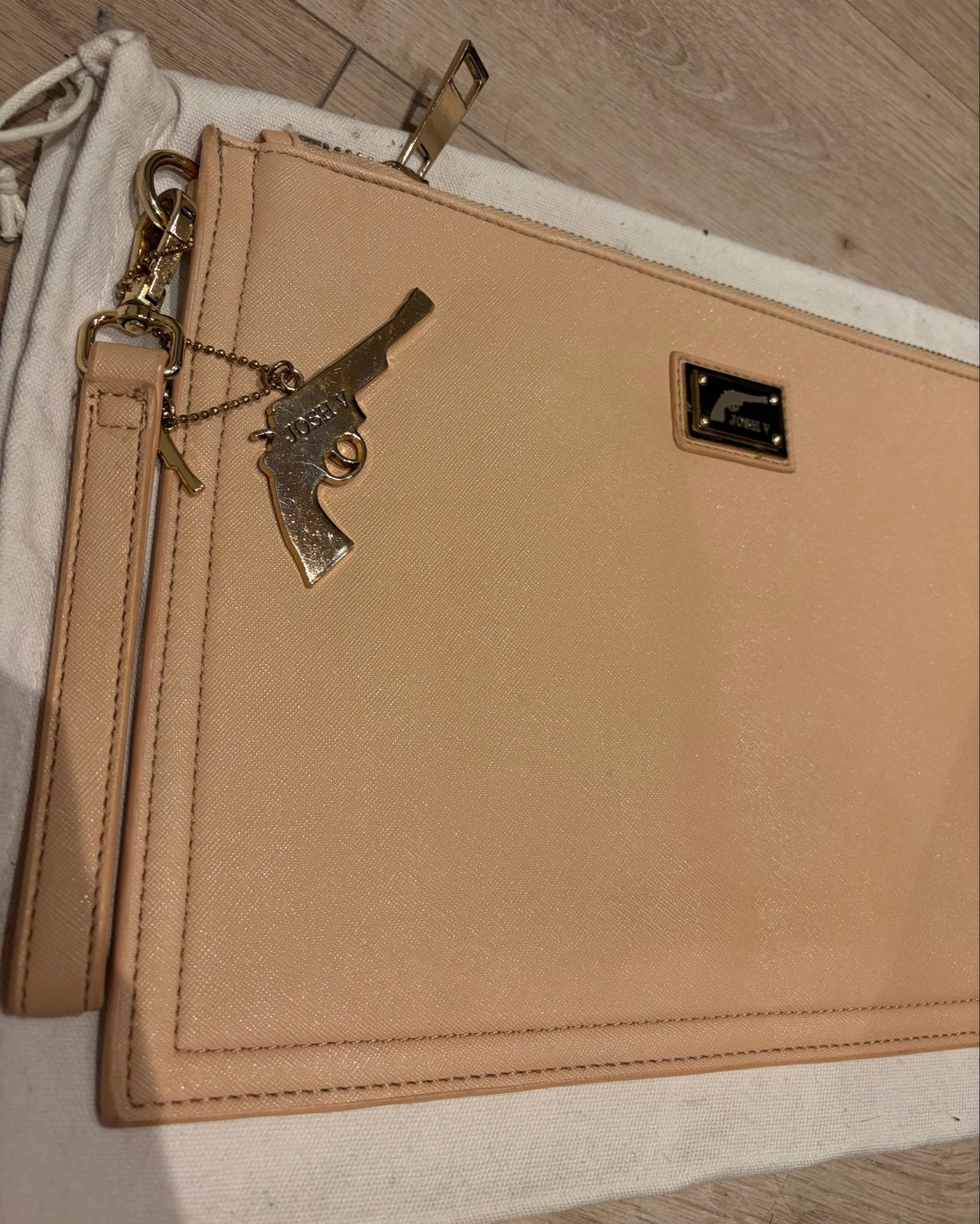 Josh V clutch, Ophalen of Verzenden, Gebruikt, Roze, Avondtasje