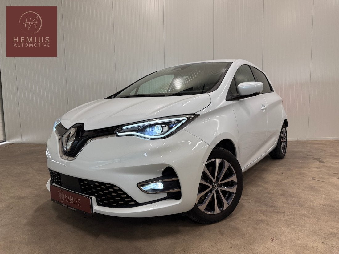 Renault ZOE R135 Intens 52 kWh - 93% SOH - Koop Accu - Warmt, Auto's, Automaat, Dealer onderhouden, Gebruikt, Wit