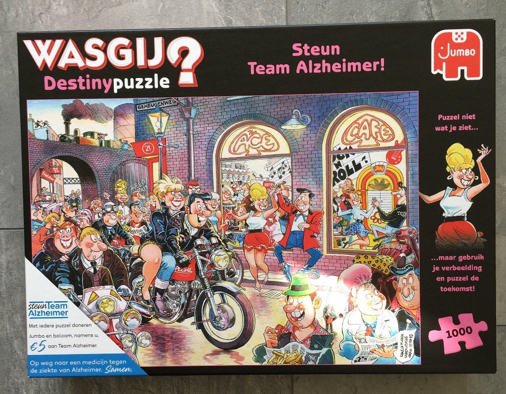 Wasgij Puzzels, Ophalen, 500 t/m 1500 stukjes, Zo goed als nieuw, Legpuzzel