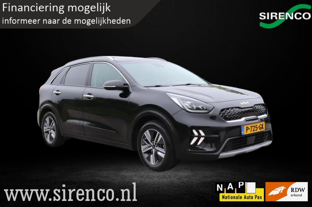Kia Niro 1.6 GDi Hybrid ExecutiveLine | adaptieve cruise con, Auto's, Gebruikt, Met garantie (alle), Zwart, 1390 kg
