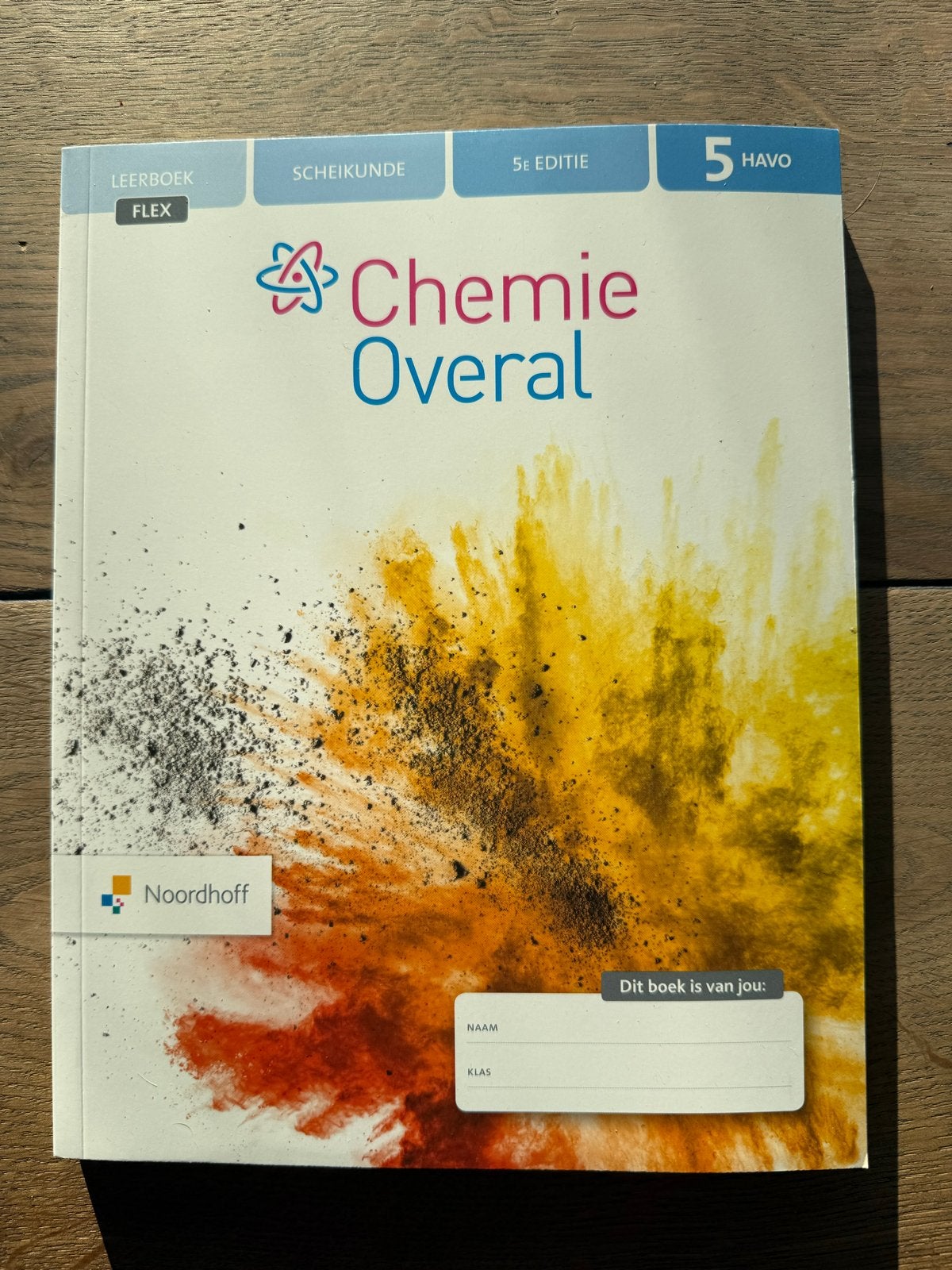 Chemie Overal 5 HAVO Scheikunde Leerboek 5e editie, Ophalen, Zo goed als nieuw, HAVO, Scheikunde