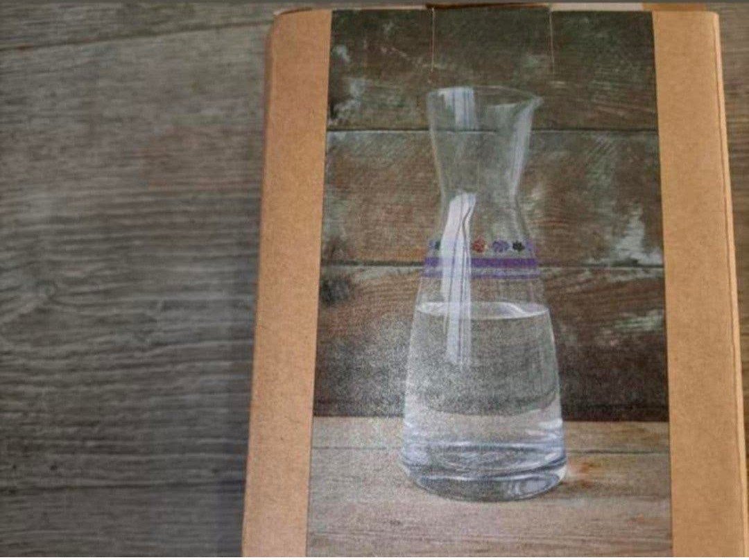 💠boerenbont glazen kan💠.   nieuw, Huis en Inrichting, Glas of Glazen, Verzenden, Nieuw, Glas