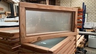 Douglas raam 40x80cm incl melkglas, Ophalen of Verzenden, Nieuw, Minder dan 180 cm, Overige typen