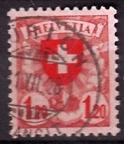 Zwitserland Mi 195 x gest, Ophalen of Verzenden, Gestempeld