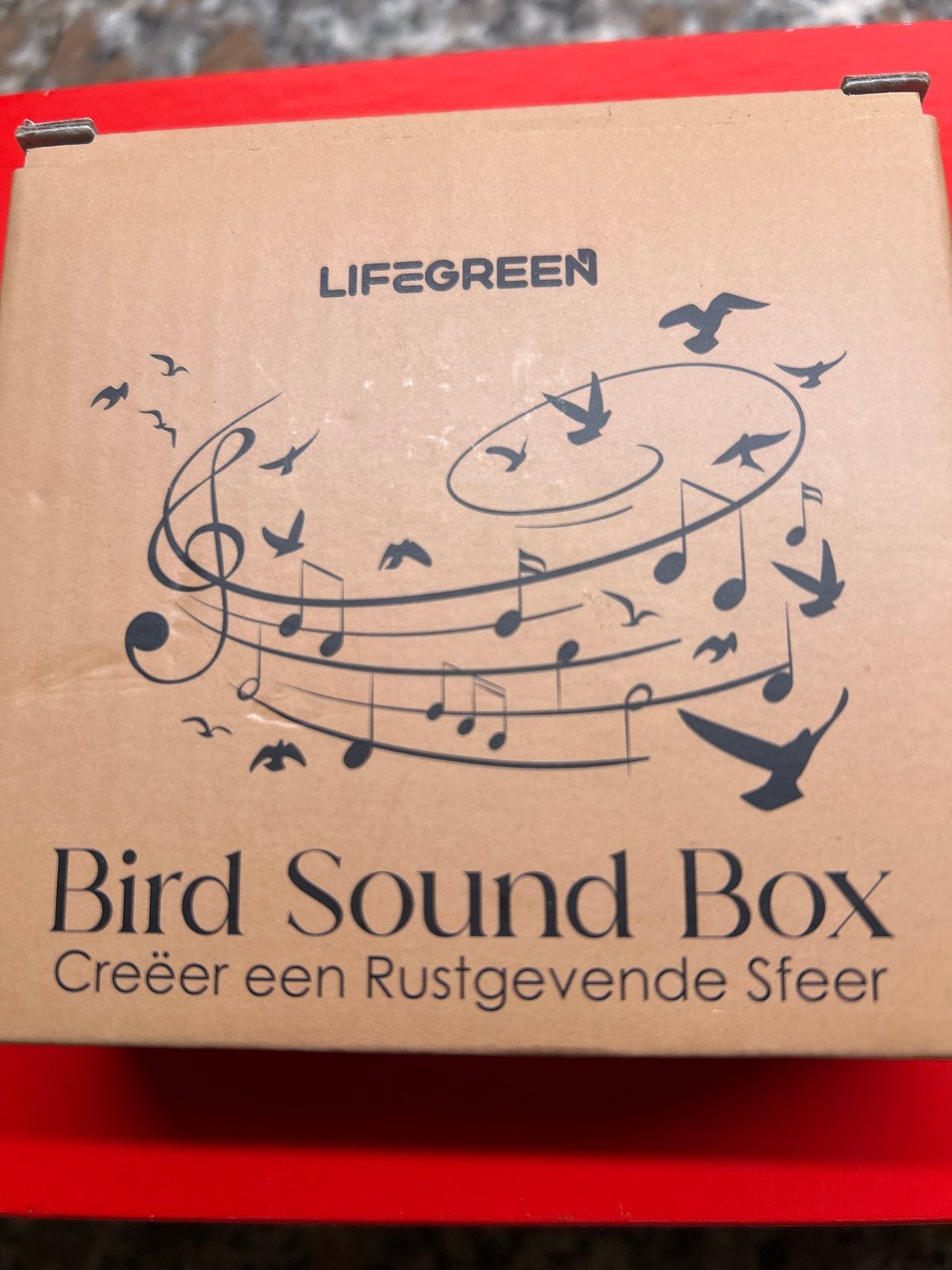 LIFEGREEN Bird Sound Box - Rustgevende Natuurgeluiden, Ophalen of Verzenden, Nieuw