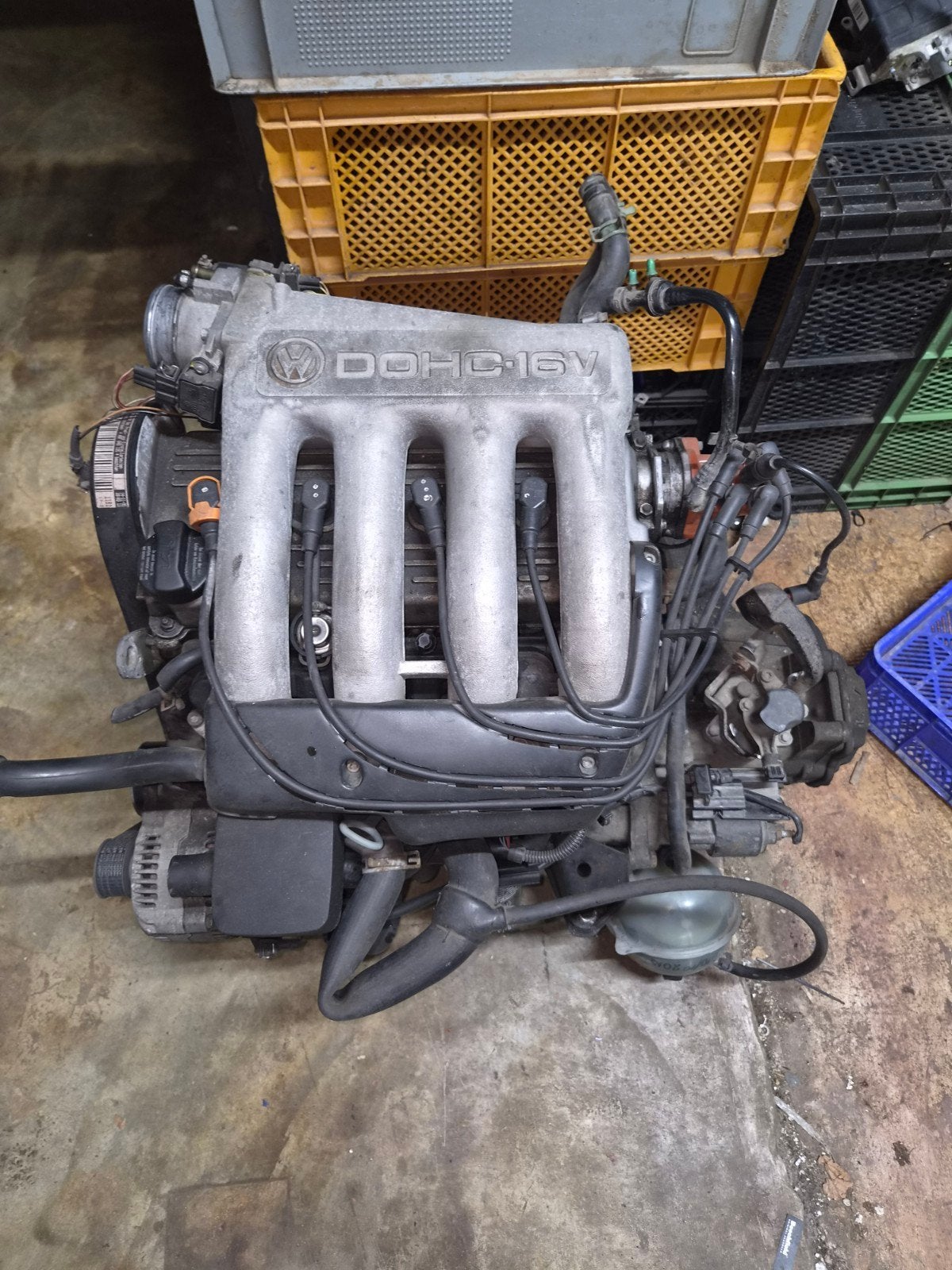 vw 2.0 16v ABF motorswap met bak ecu kabelboom, Ophalen, Vw, Info@wealer.nl, Zuiderinslag 2 3833 BP Leusden