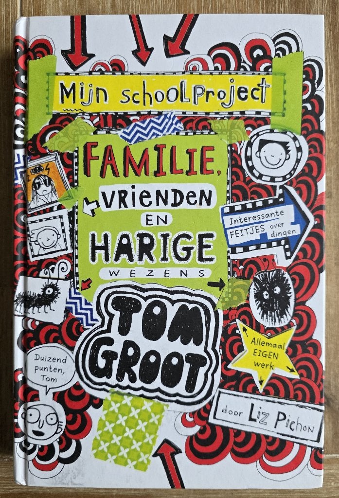 Tom Groot - Familie vrienden en harige wezens - Deel 12, Ophalen of Verzenden, Zo goed als nieuw, Liz Pichon