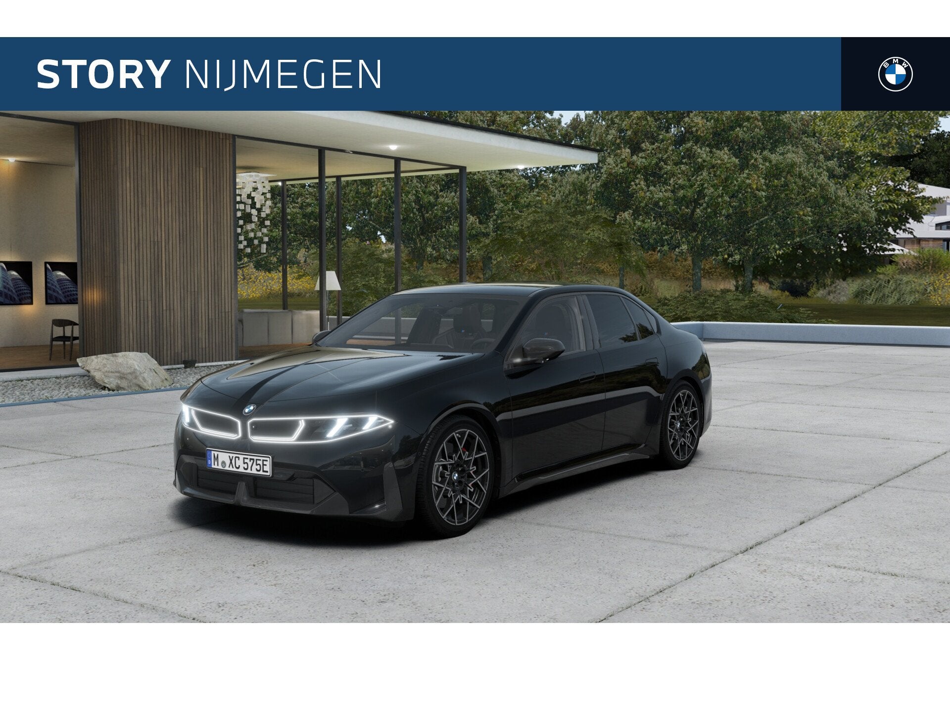BMW i3 40 xDrive / Panoramadak / Trekhaak / 3D Head-Up / M S, Auto's, Automaat, Zwart, 2065 kg, Zwart