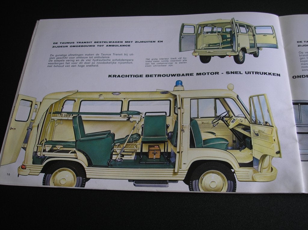 Ford Taunus Transit bedrijfswagens, 1963, Ophalen of Verzenden, Gelezen, Ford