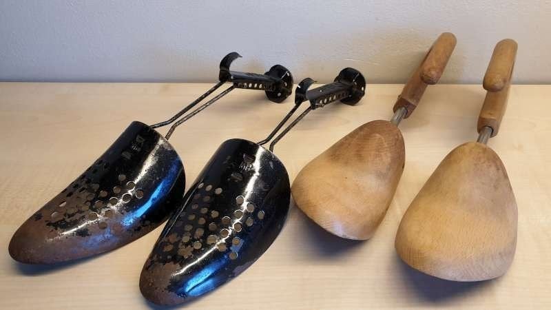 3 paar vintage,  retro pasvormen voor schoenen, verstelbaar!, Ophalen, Nieuw, Zwart