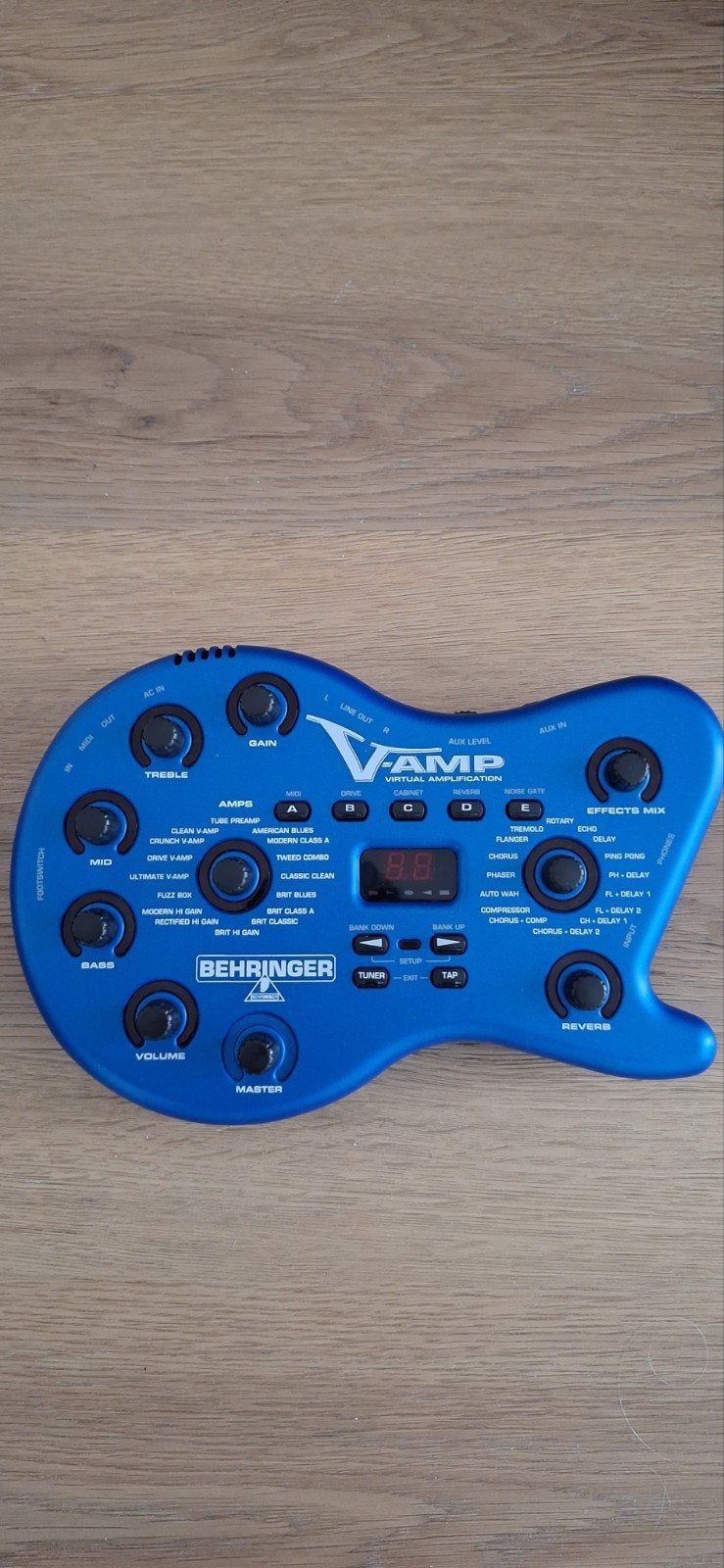 Behringer V-AMP Virtual Amplification Gitaar Multi-effect, Muziek en Instrumenten, Effecten, Ophalen of Verzenden, Gebruikt, Delay of Echo