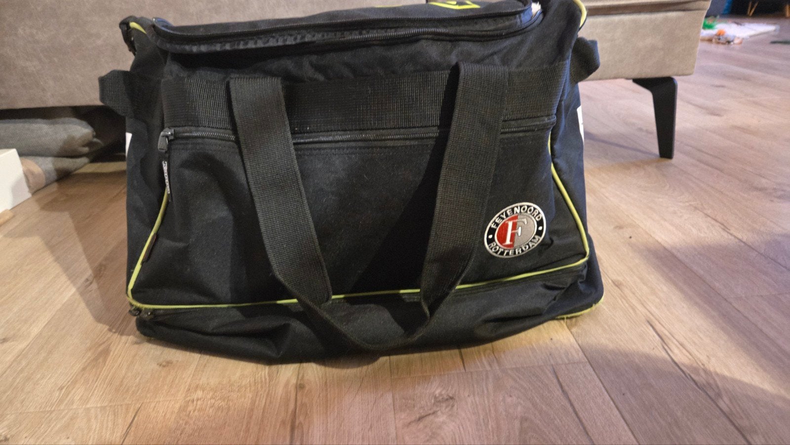 Feyenoord Kappa Sporttas - Collectors Item Technische Staf, Kappa, Zwart, Overige maten, Ophalen of Verzenden