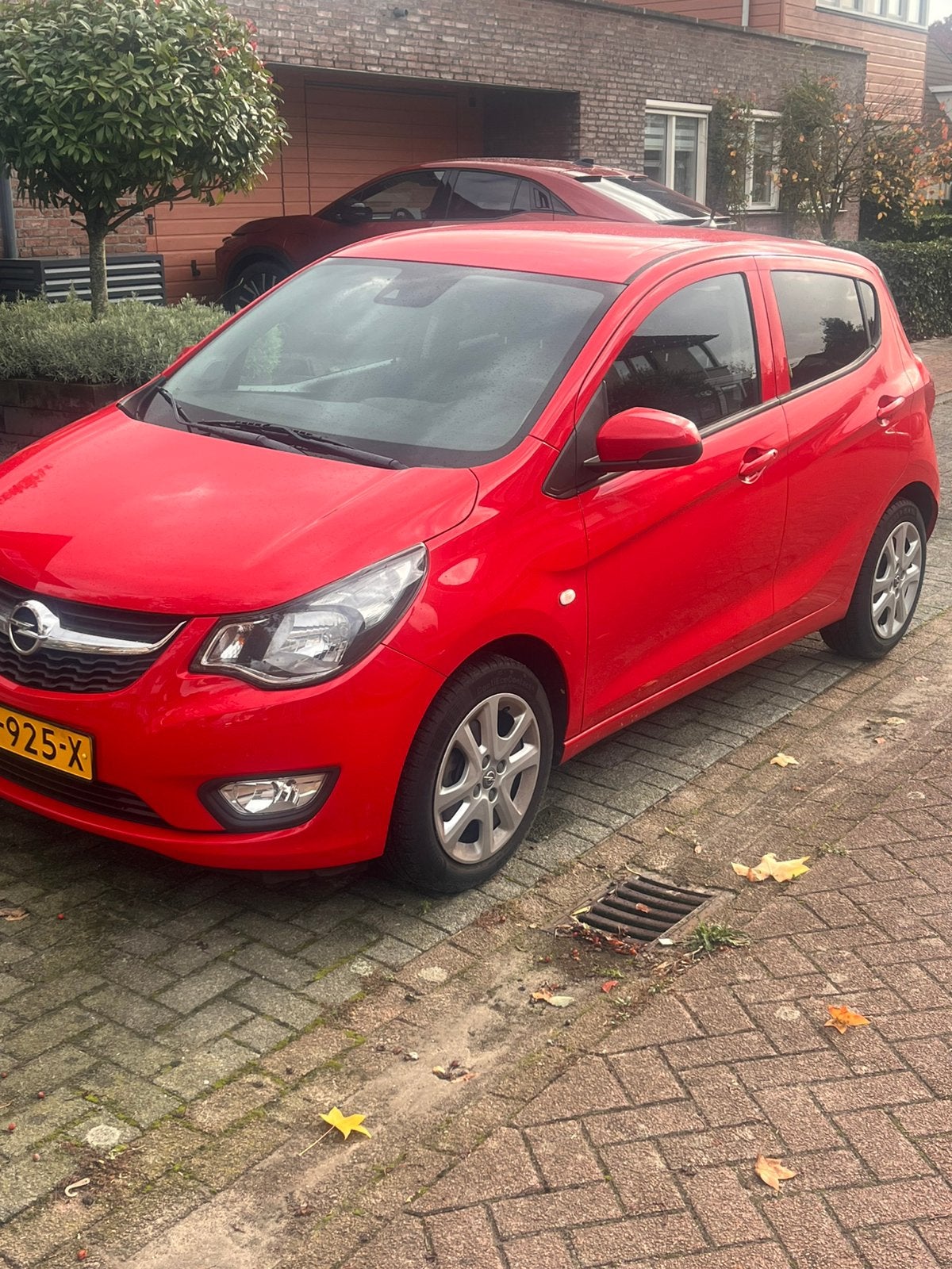 Opel Karl 1.0 Ecoflex 55KW 2015 Rood, Auto's, Voorwielaandrijving, 839 kg, 74 pk, 23 km/l