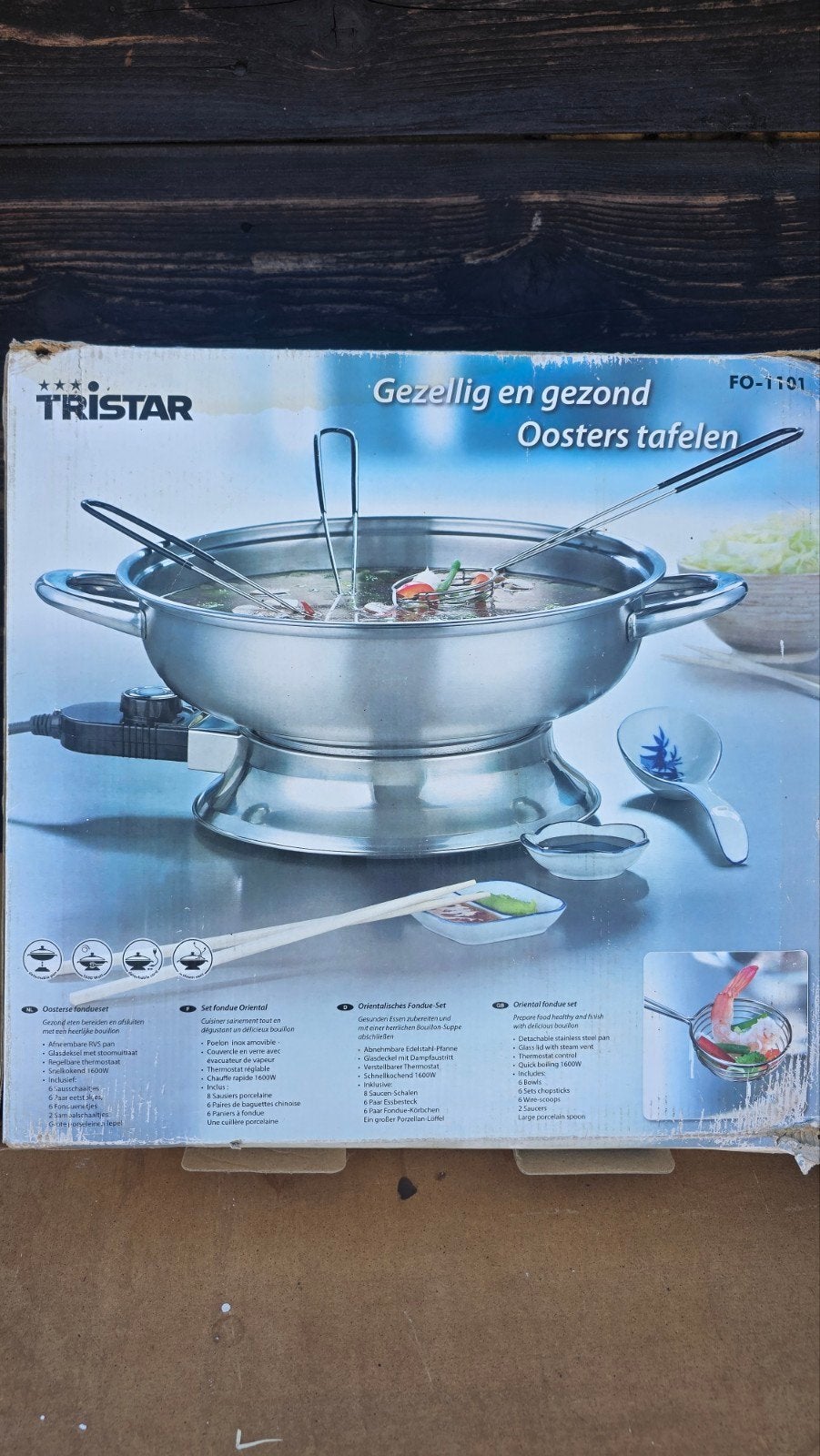 Nieuw! Tristar Oosterse Fondueset / Elektrische Hotpot, Witgoed en Apparatuur, Gourmetstellen, Ophalen of Verzenden, Nieuw, 4 t/m 7 personen