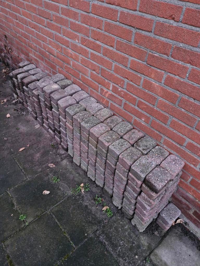 Klinkers gratis, Tuin en Terras, Ophalen, Beton, Klinkers