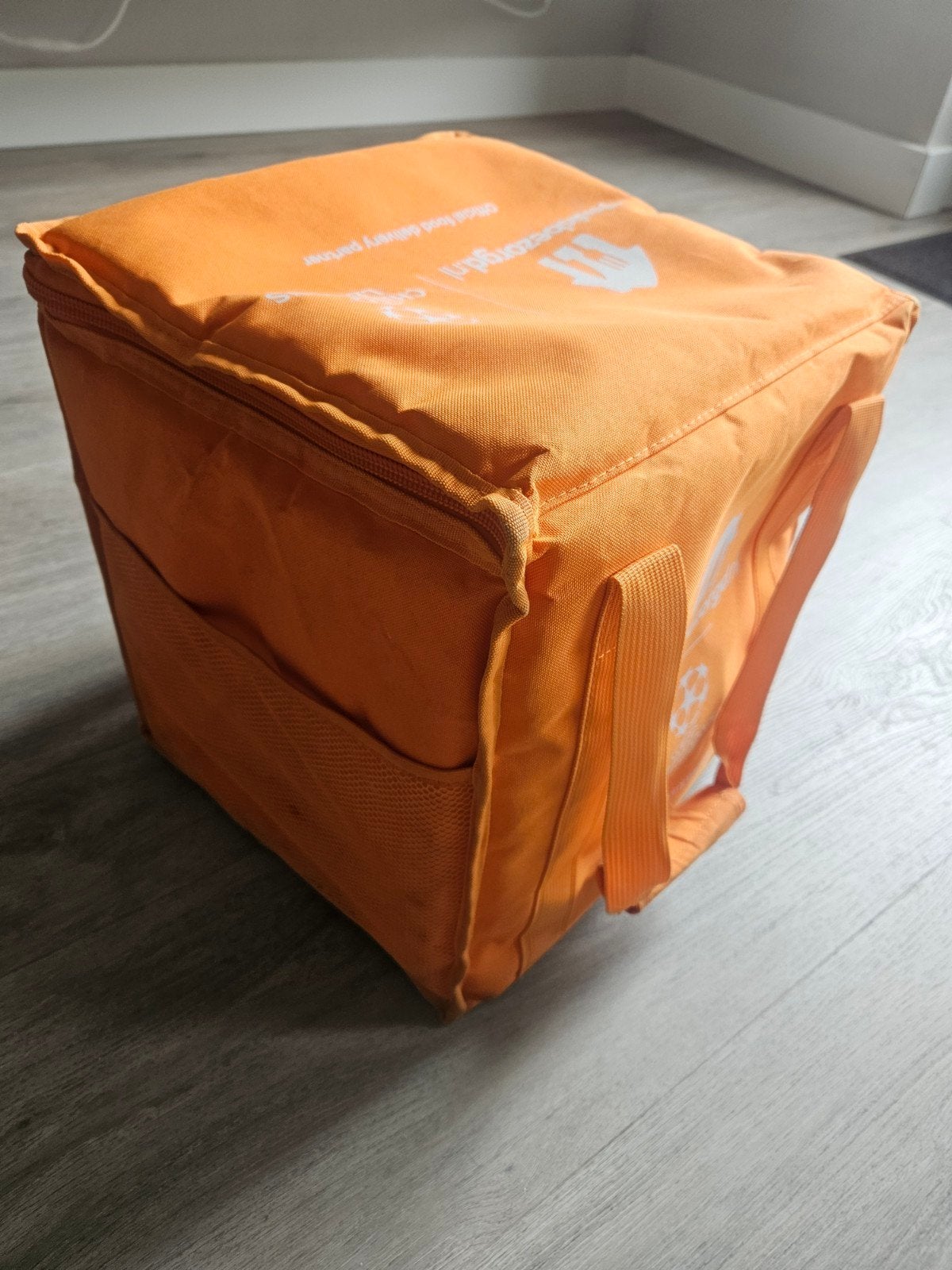thuisbezorgd tas, Sieraden, Tassen en Uiterlijk, Tassen | Rugtassen, Verzenden, Zo goed als nieuw, Overige merken