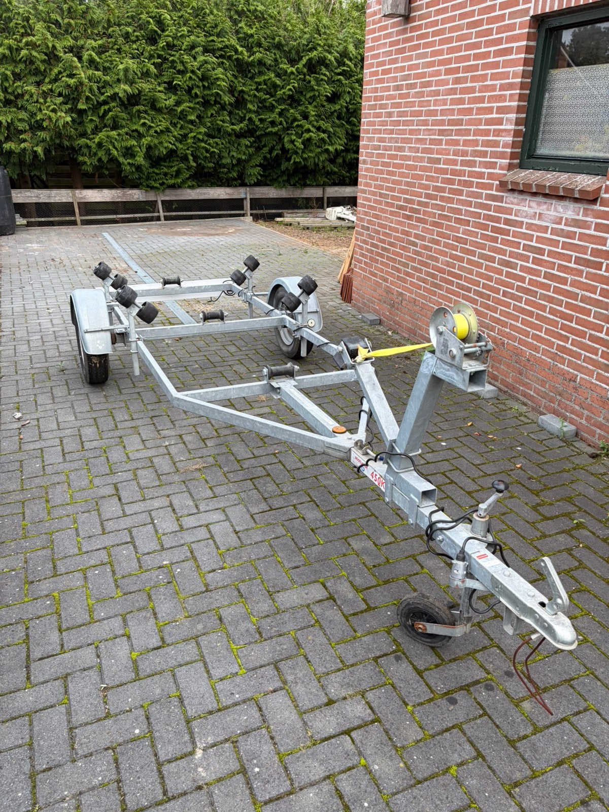 Boottrailer 750kg ongeremd, Watersport en Boten, Ophalen, Minder dan 1500 kg, Gebruikt, Minder dan 6 meter