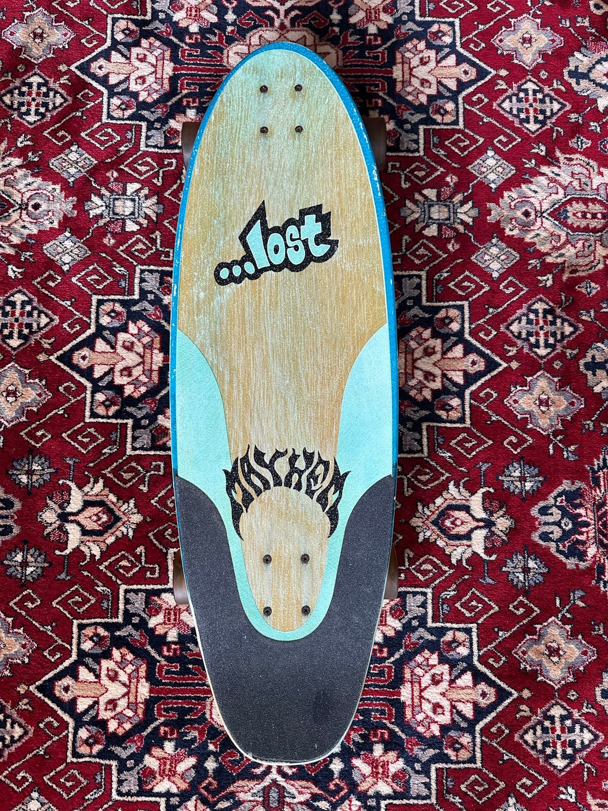 Carver x Lost Mayhem surf-style cruiser!, Sport en Fitness, Ophalen, Zo goed als nieuw, Skateboard, Longboard