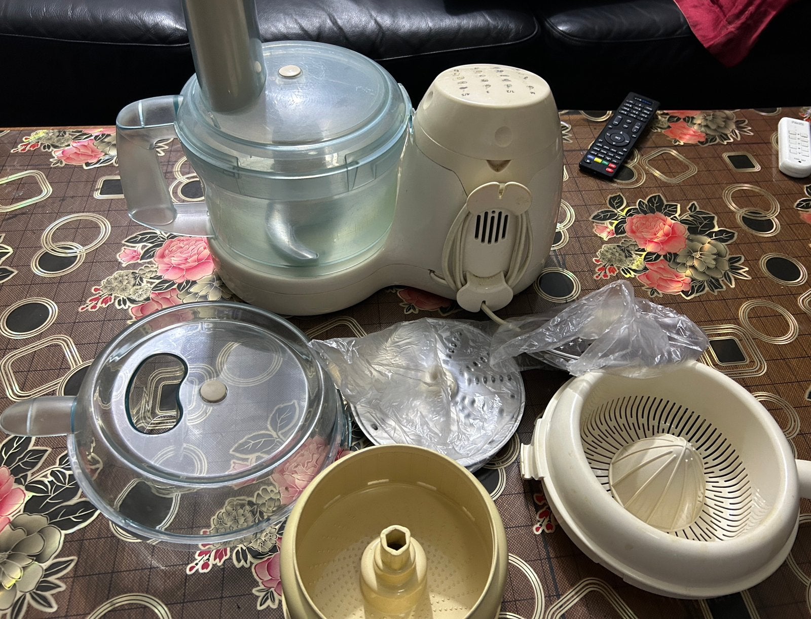Philips Cucina HR 7727, Ophalen of Verzenden, Gebruikt, Vaatwasserbestendig, 3 snelheden of meer