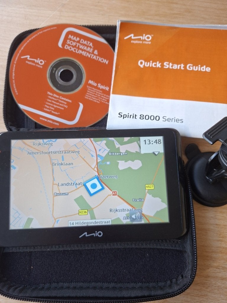 Mio Spirit 8000 Series Navigatiesysteem, Auto diversen, Ophalen of Verzenden, Zo goed als nieuw