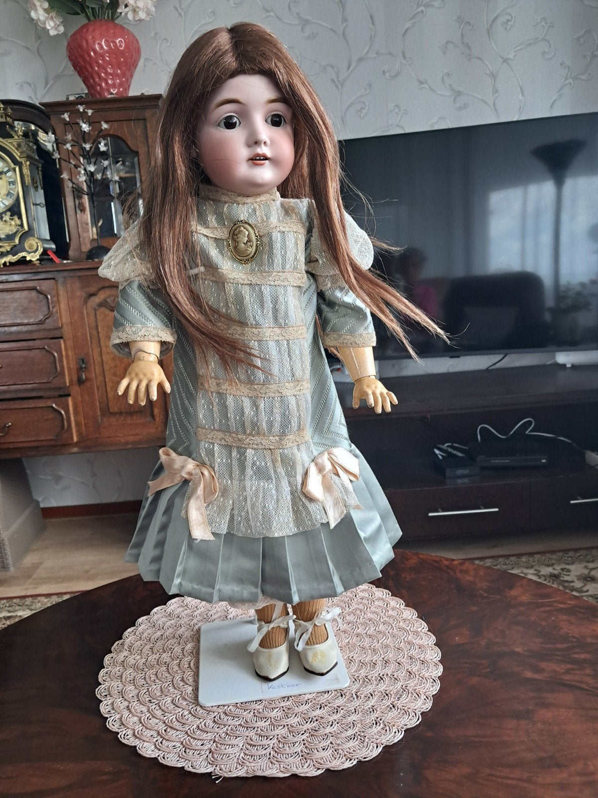 Antieke Kestner pop., Verzamelen, Poppen, Ophalen of Verzenden, Gebruikt, Pop
