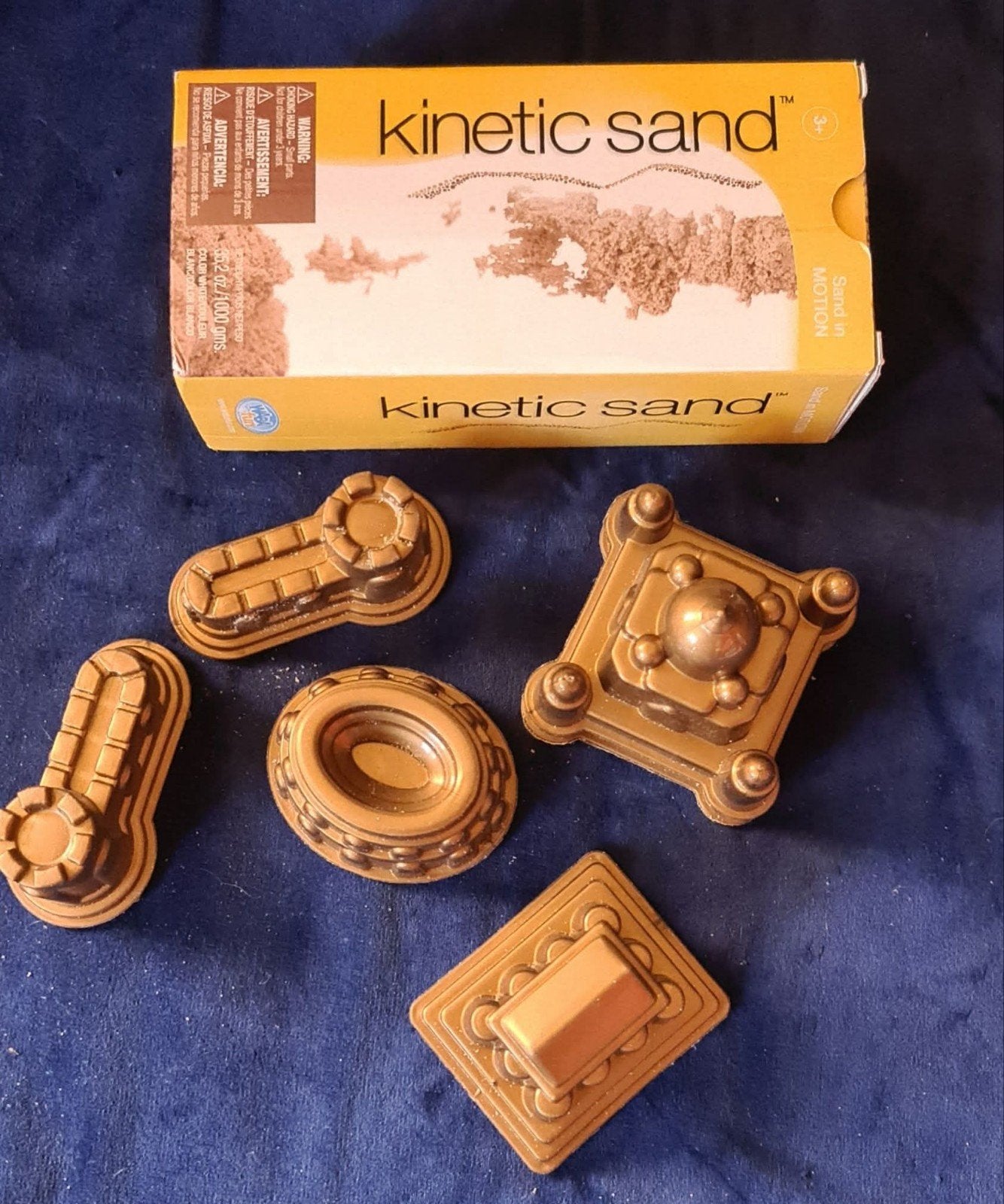 Kinetic Sand met vormpjes, Ophalen of Verzenden, Zo goed als nieuw, Jongen of Meisje