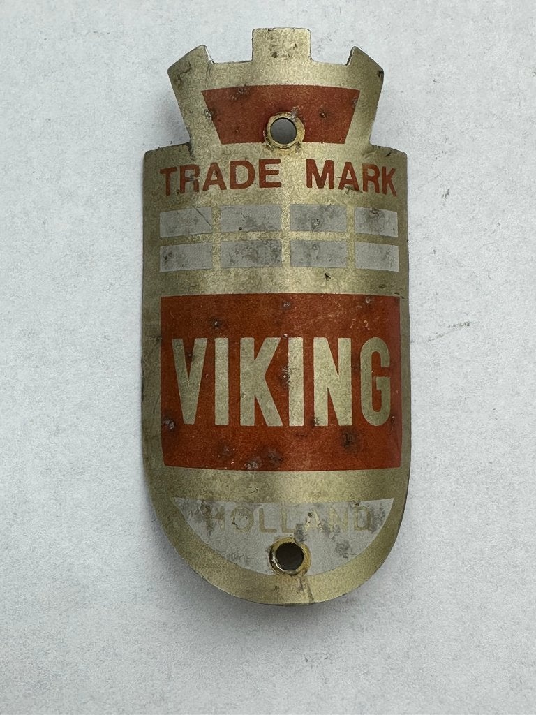 Oud Viking Holland balhoofdplaatje. Balhoofd plaatje., Viking, Gebruikt, Overige typen, Ophalen of Verzenden
