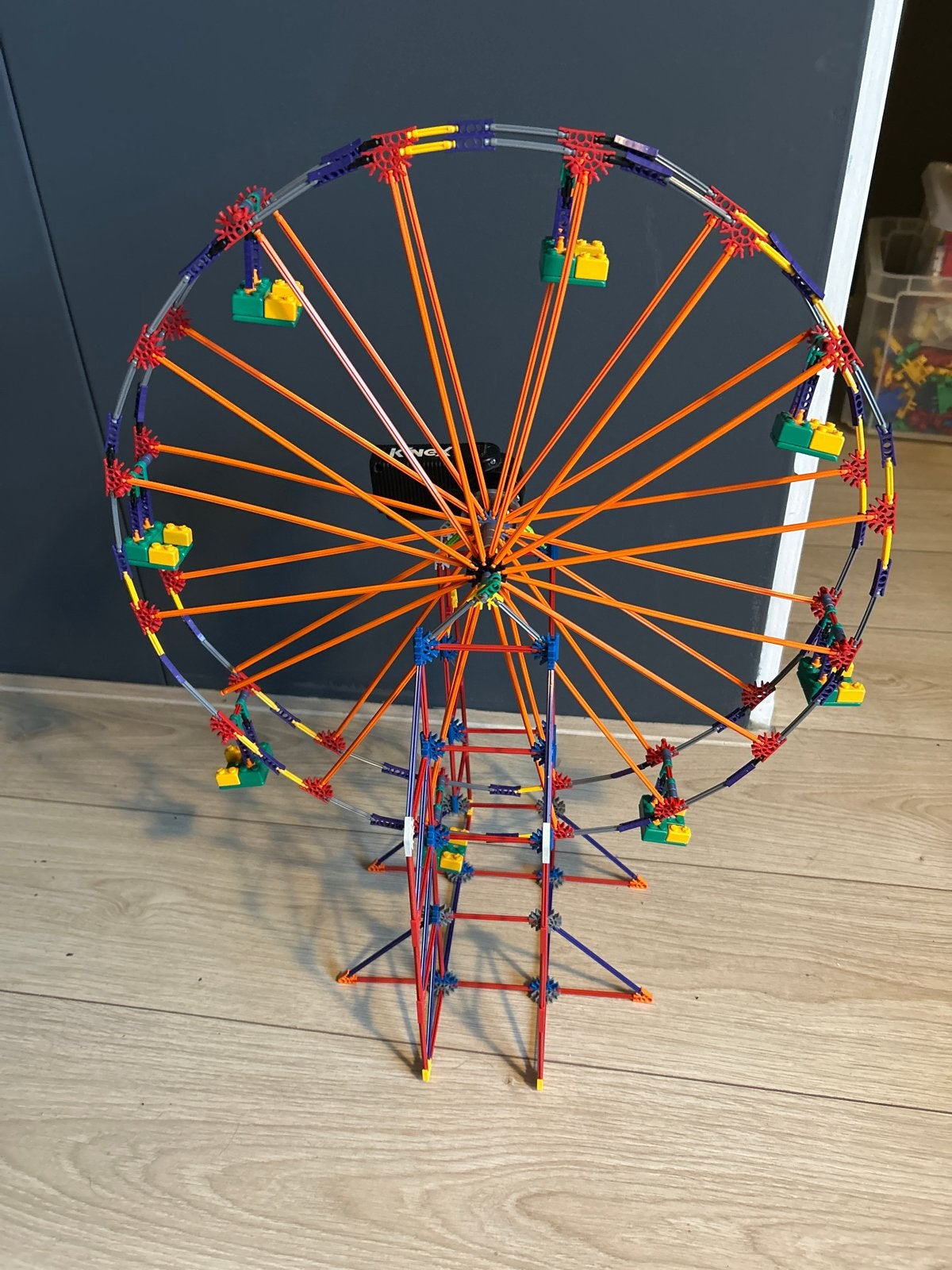 K'nex Ferris Wheel - Reuzenrad met motor. Nummer: 12436, Ophalen of Verzenden, Gebruikt, K'nex