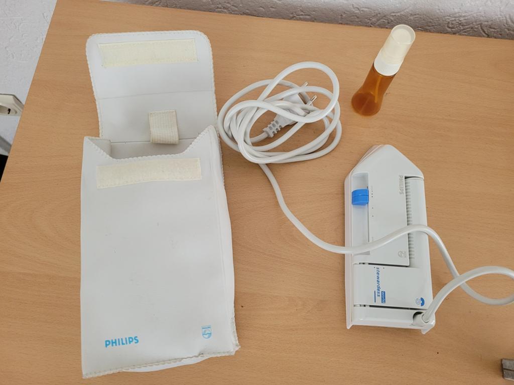 Vintage Philips Stewardess World reisstrijkijzer, Gebruikt, Overige typen, Info@philips.com, Ophalen of Verzenden
