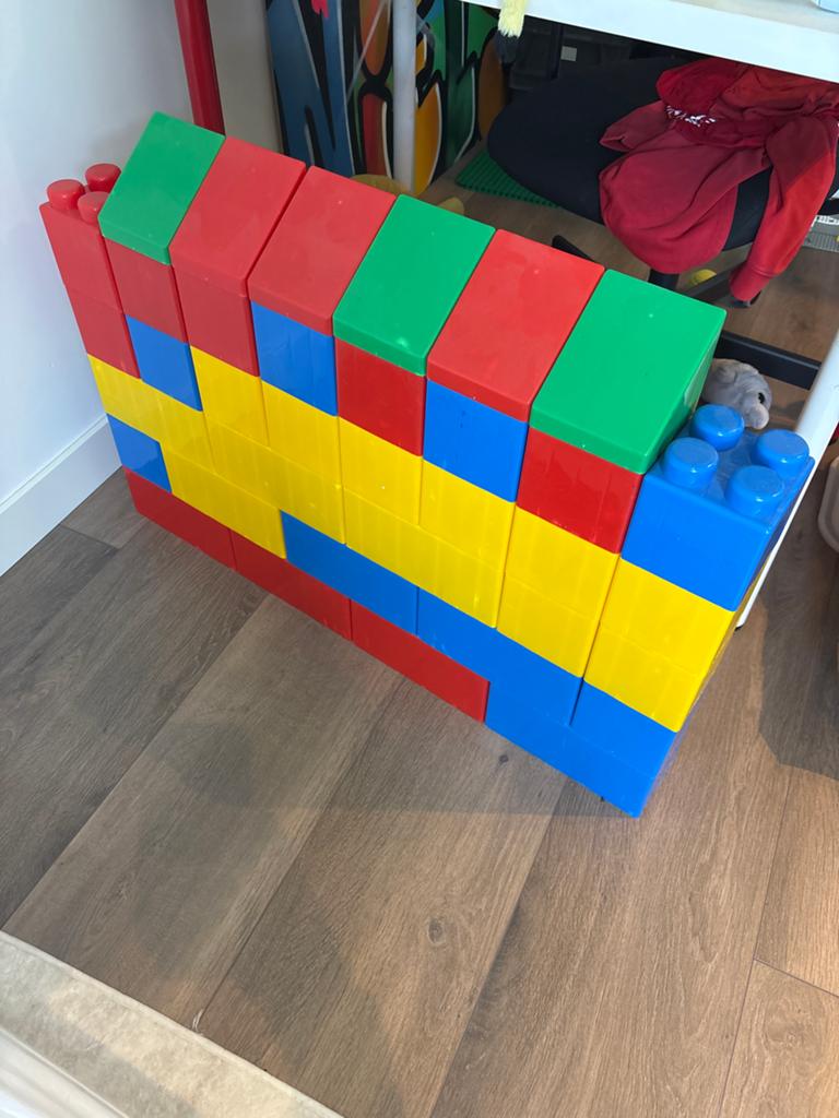 Grote bouwblokken voor kinderen - Kleurrijk en stevig, Kinderen en Baby's, Speelgoed | Bouwstenen, Gebruikt, Overige merken, Ophalen